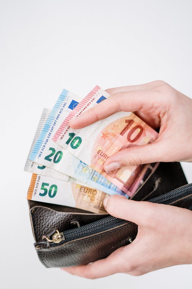 Euro banknotes wallet hands — MiCA Regulation Explained: EU Crypto Rules & CASP License Gu