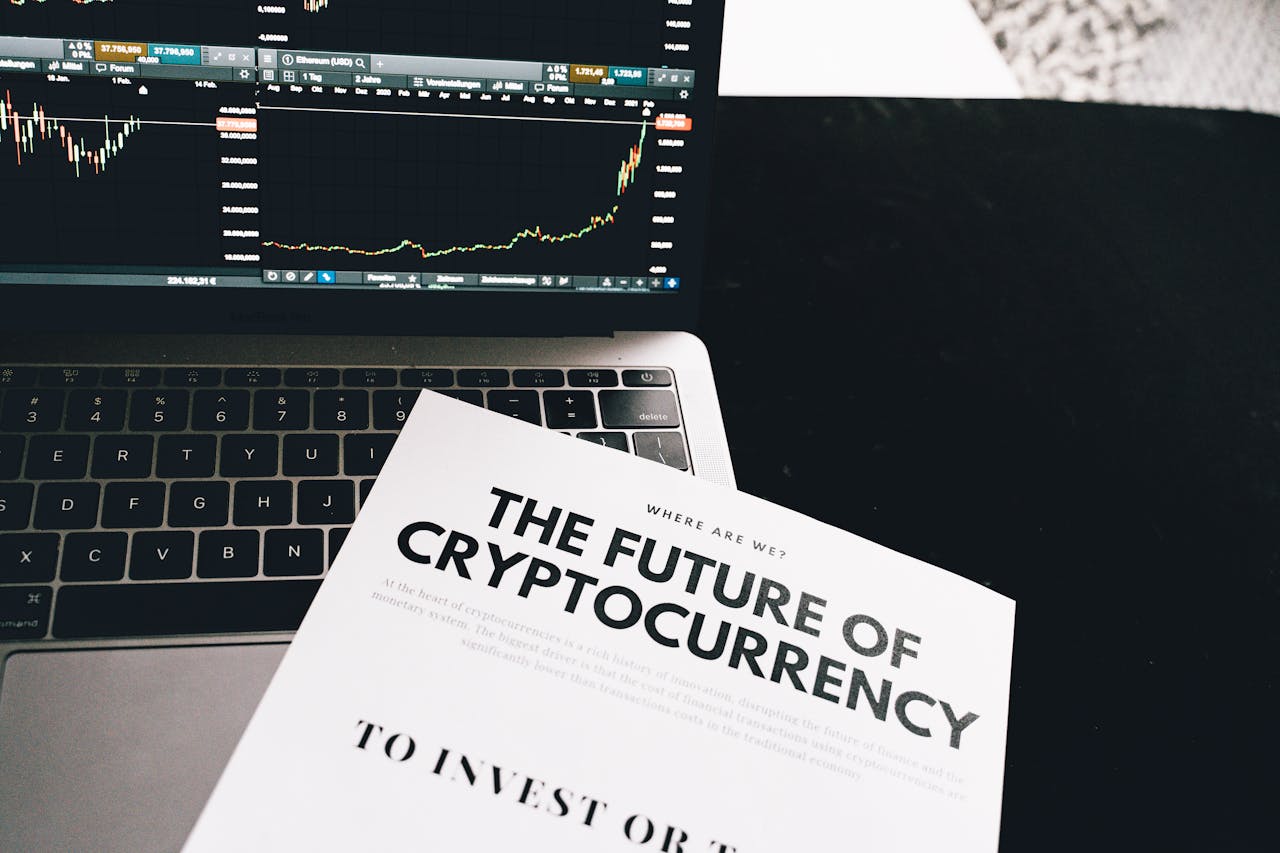 Future of cryptocurrency article laptop — Lithuania Crypto License — EU Fintech Hub, Fast Authorisatio