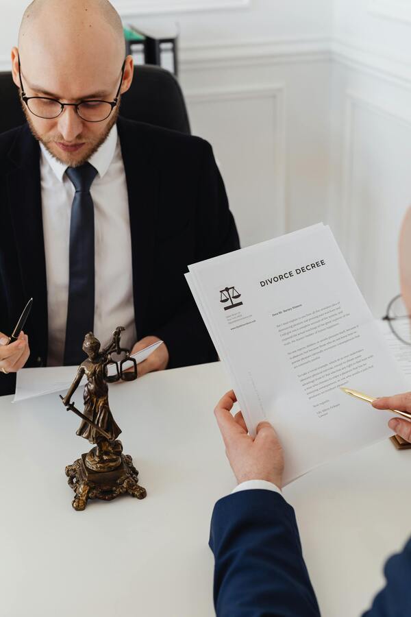 Lawyer divorce decree meeting — Ready-Made Companies for Sale